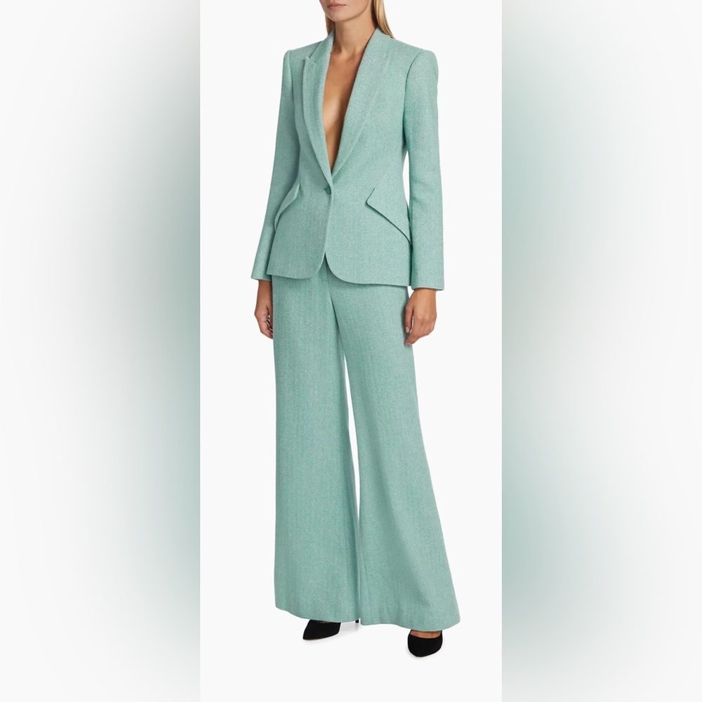 L'AGENCE
Chamberlain Herringbone Wool-Blend Blazer and Paints